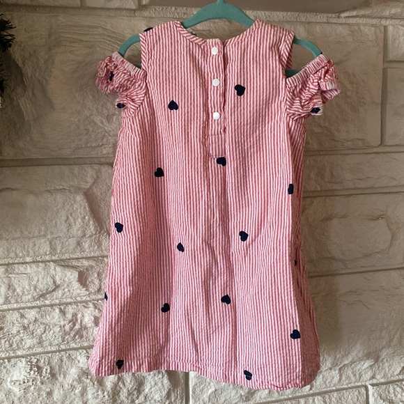 ✨Cute Striped Heart Dress - 18/24 Months - Picture 4 of 9